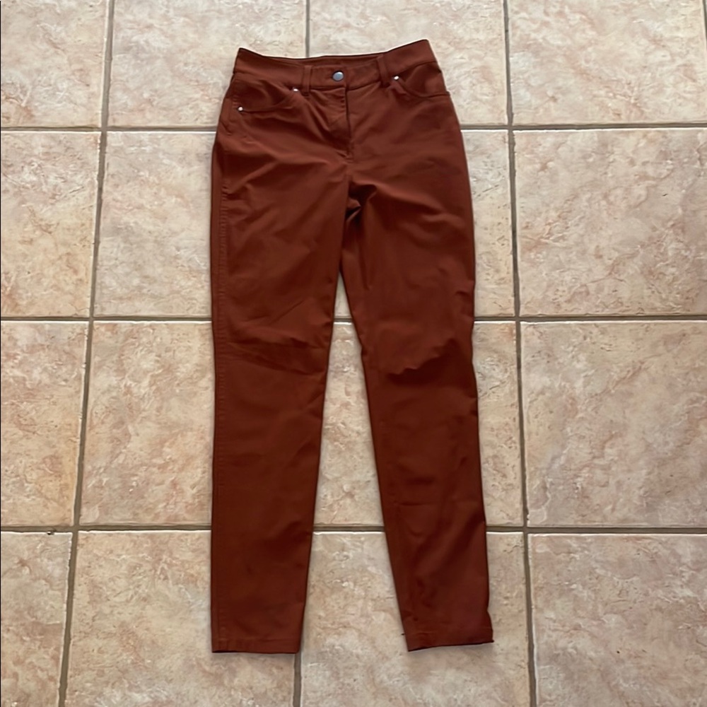 Women's Burnt Orange Athleisure Pants